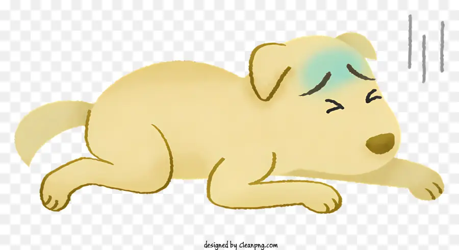 Cão Dos Desenhos Animados，Cão Amarelo PNG