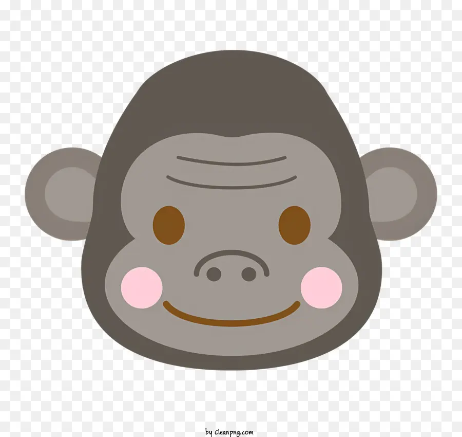 Macaco，Expressão Amigável PNG