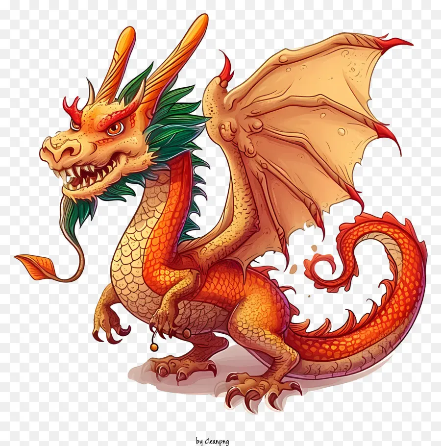 Desenho Animado Dragon，Dragão PNG
