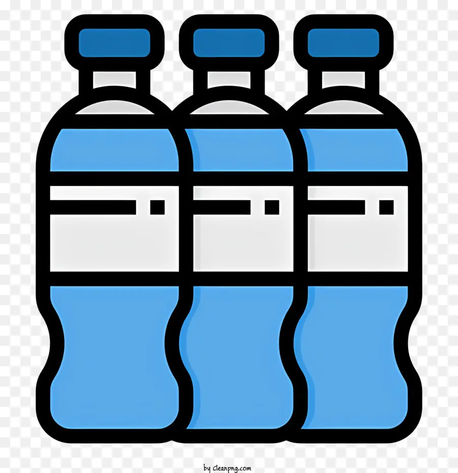 Refrigerantes，Garrafas De Plástico Azul PNG