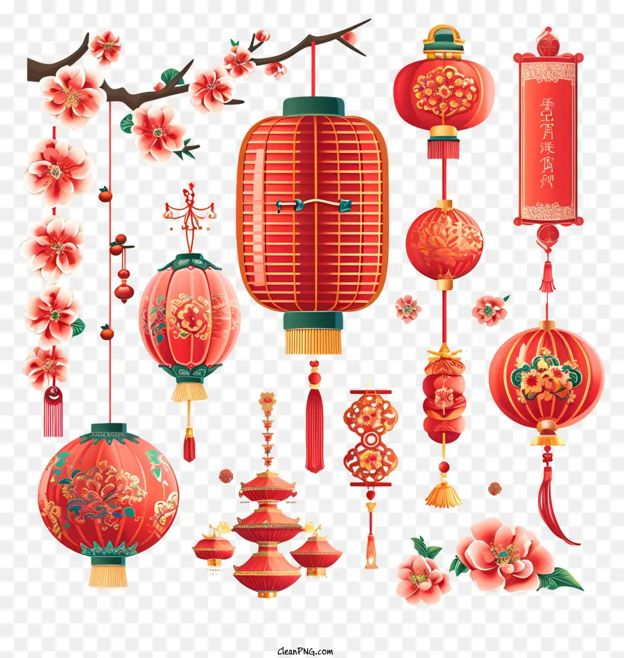 Dragão Ano Novo，Decorações De Ano Novo Chinês PNG