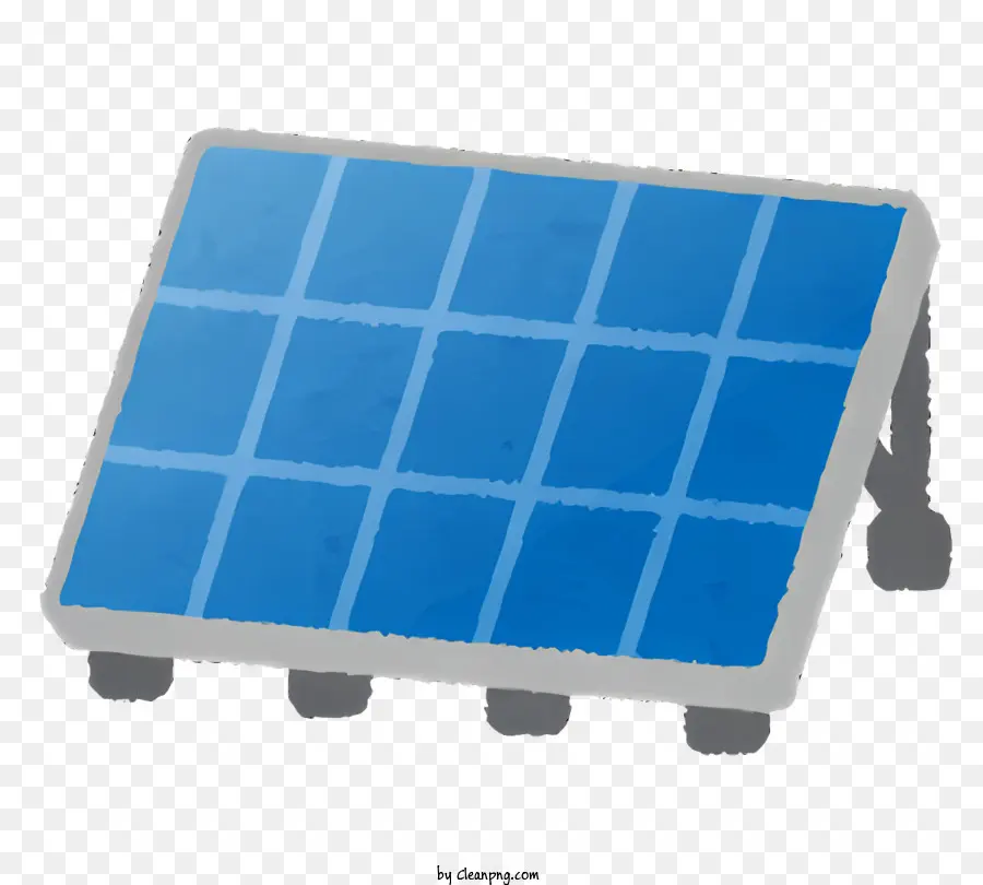 Painel Solar，Células Solares Azuis PNG