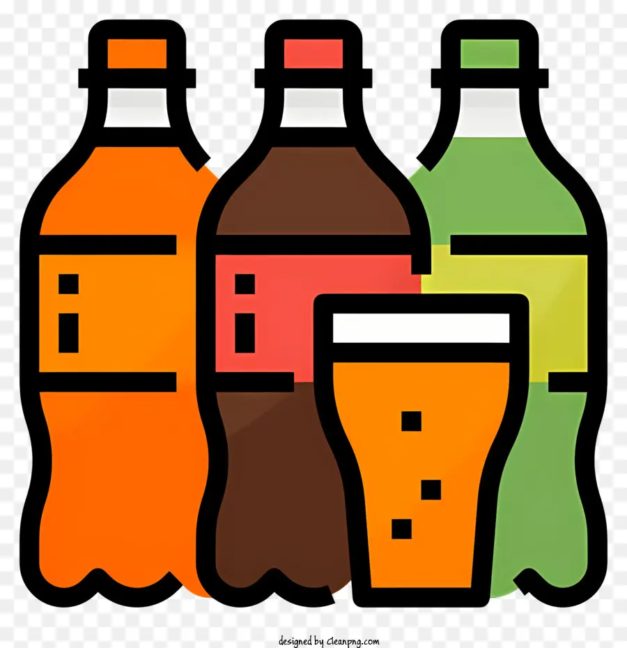 Refrigerantes，Bebidas Coloridas PNG