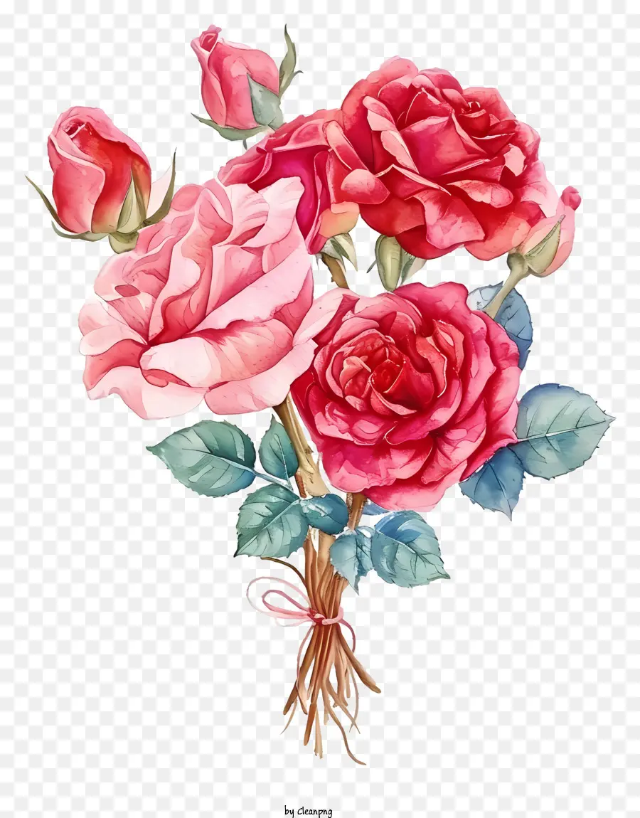 Valentine Rosas，Rosas Cor De Rosa PNG