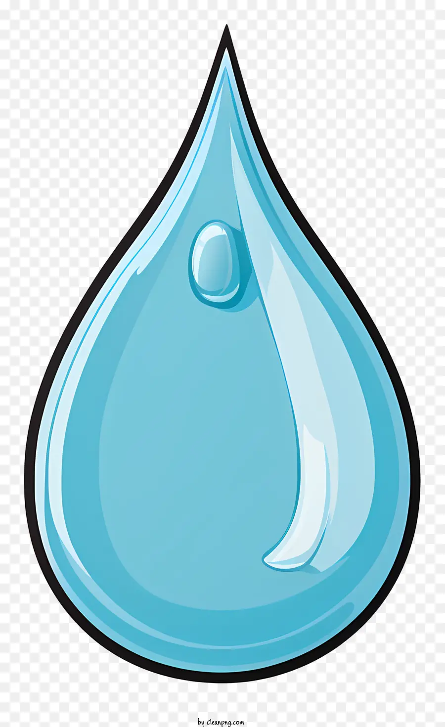 Droga De água Desenhada à Mão，Gota Azul De água PNG