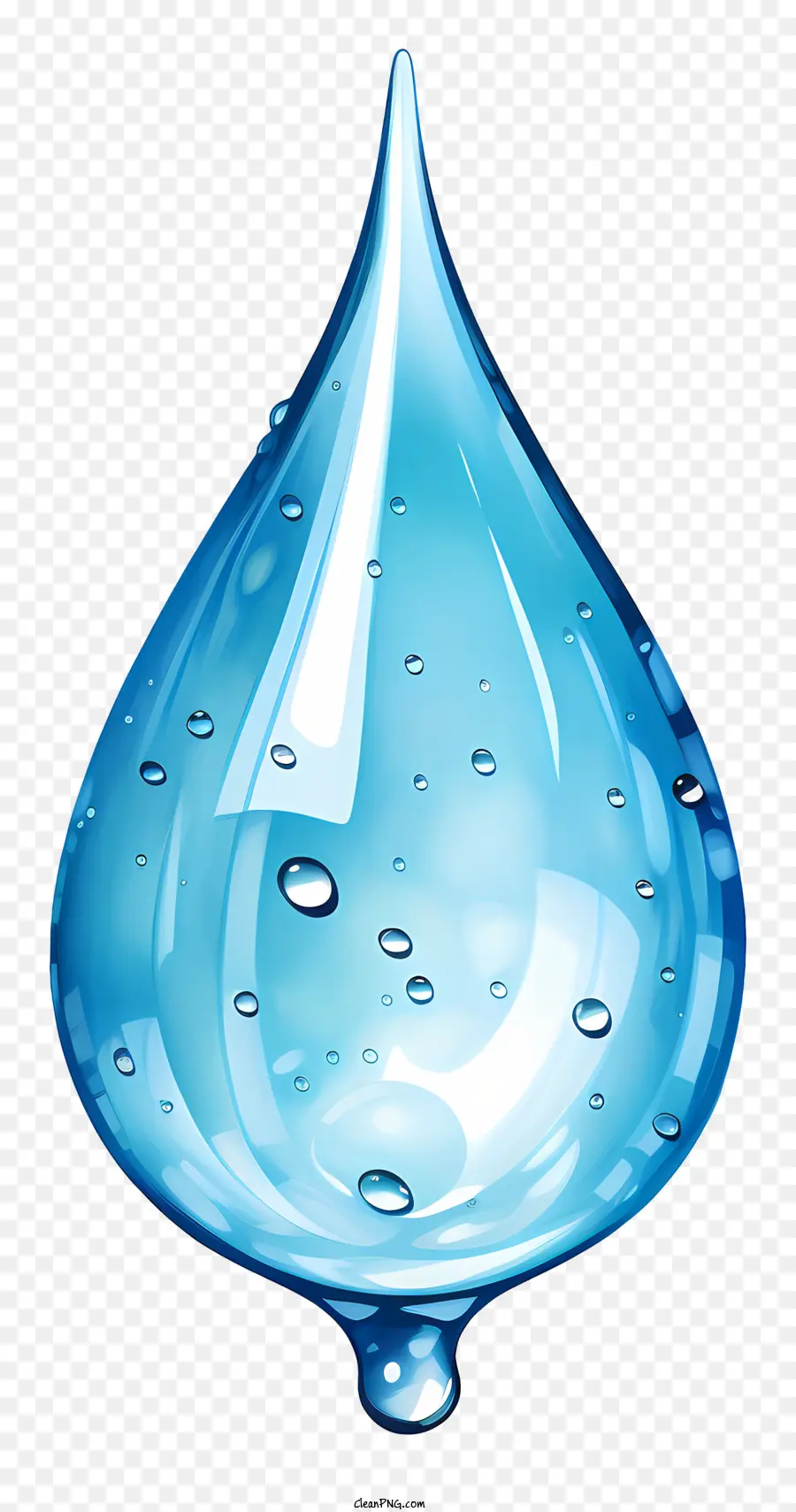 Droga De água Em Aquarela，Gotinha De água PNG