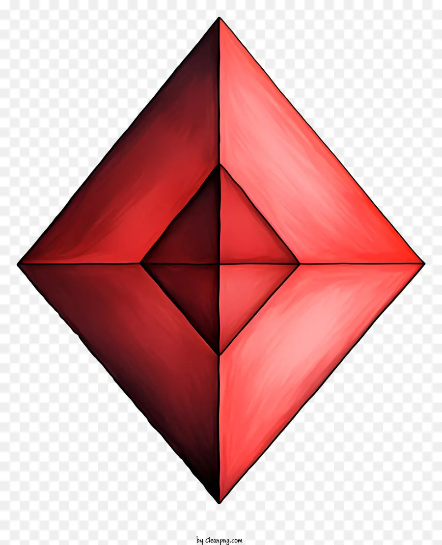 Arqueiro Vermelho Em Aquarela，Triângulo Vermelho PNG