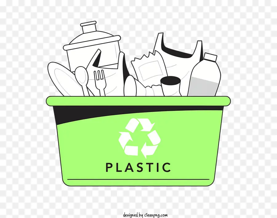 Reciclagem，Waste Bin PNG