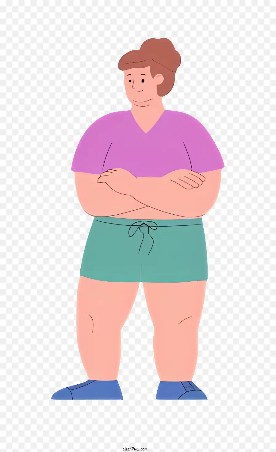 Corpo Gordo，Pessoa Em Pé PNG