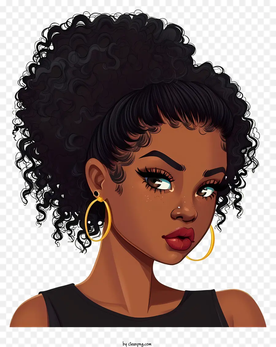 Ícone Da Garota Negra，Mulher Negra PNG