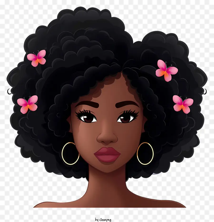 Emoji De Garota Negra，Mulher Negra PNG