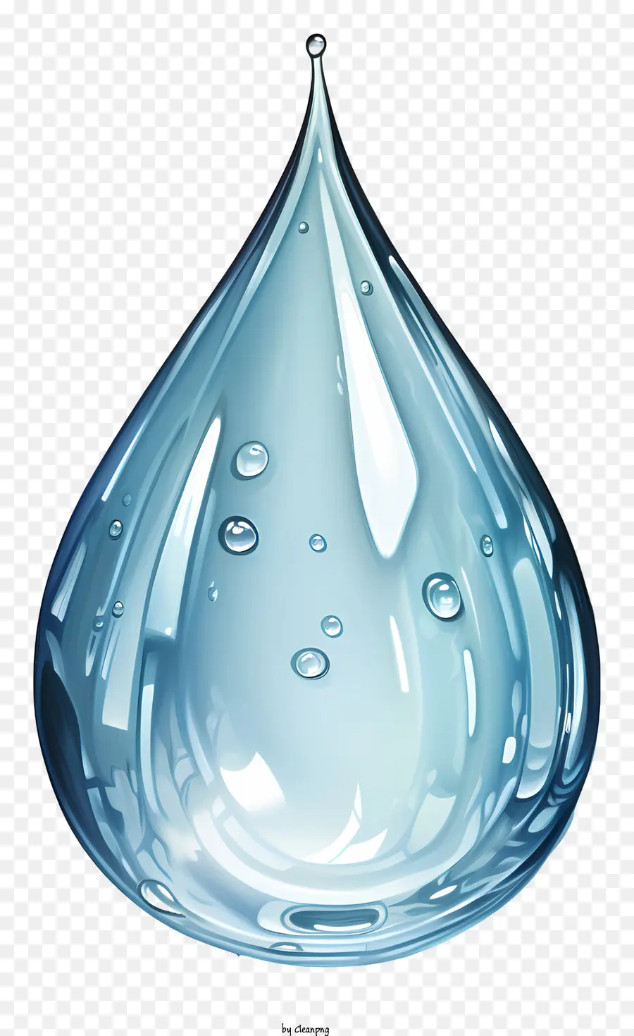 Droga De água Em Aquarela，Gota De água PNG