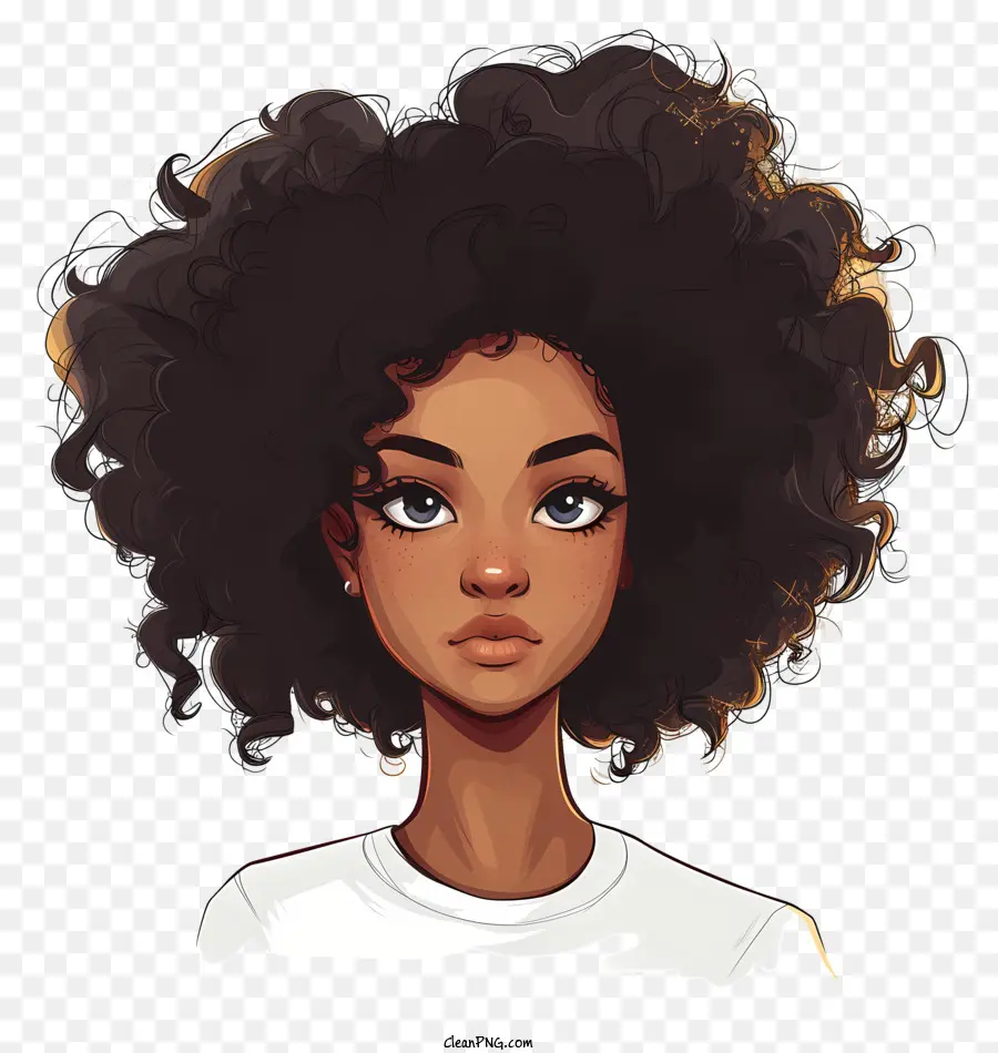 Mês Da História Negra，Penteado Afro PNG