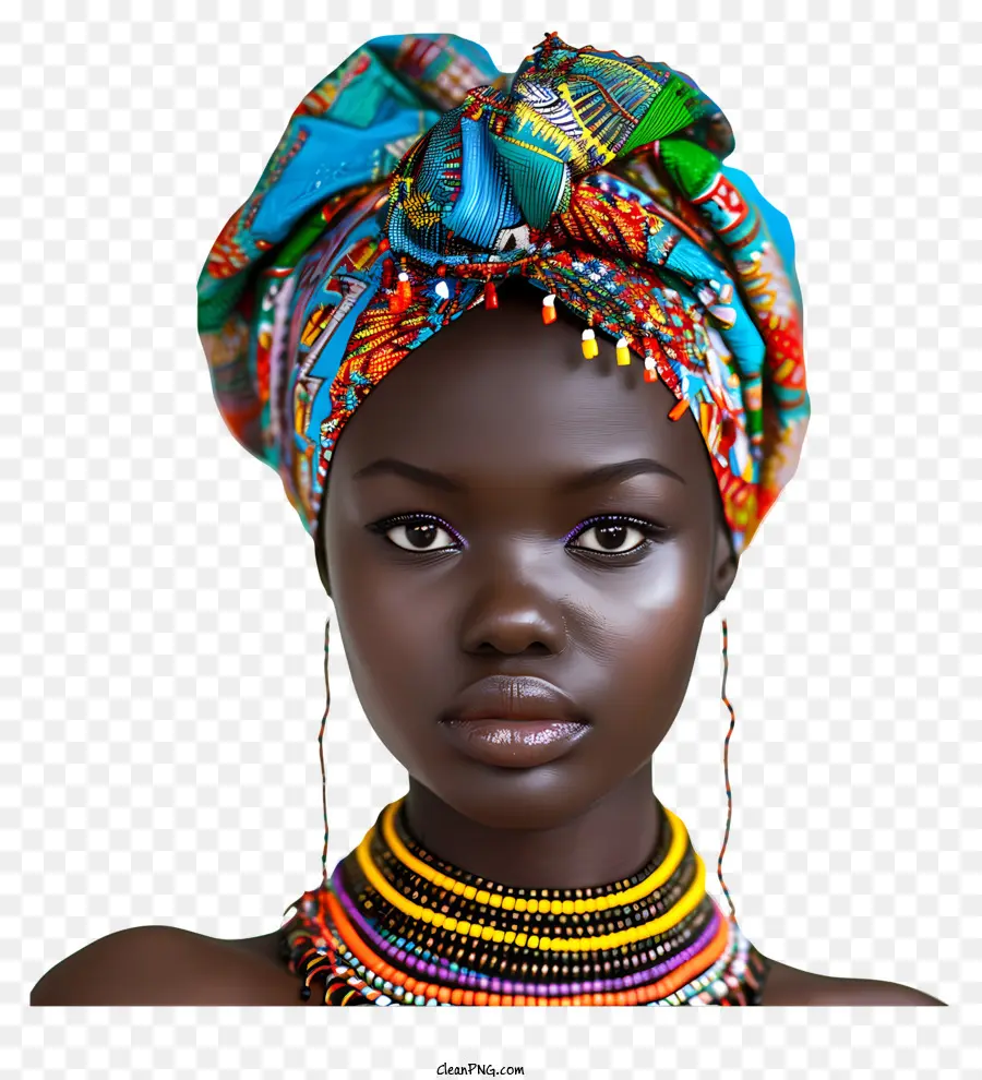 Mês Da História Negra，Moda Tradicional Africana PNG