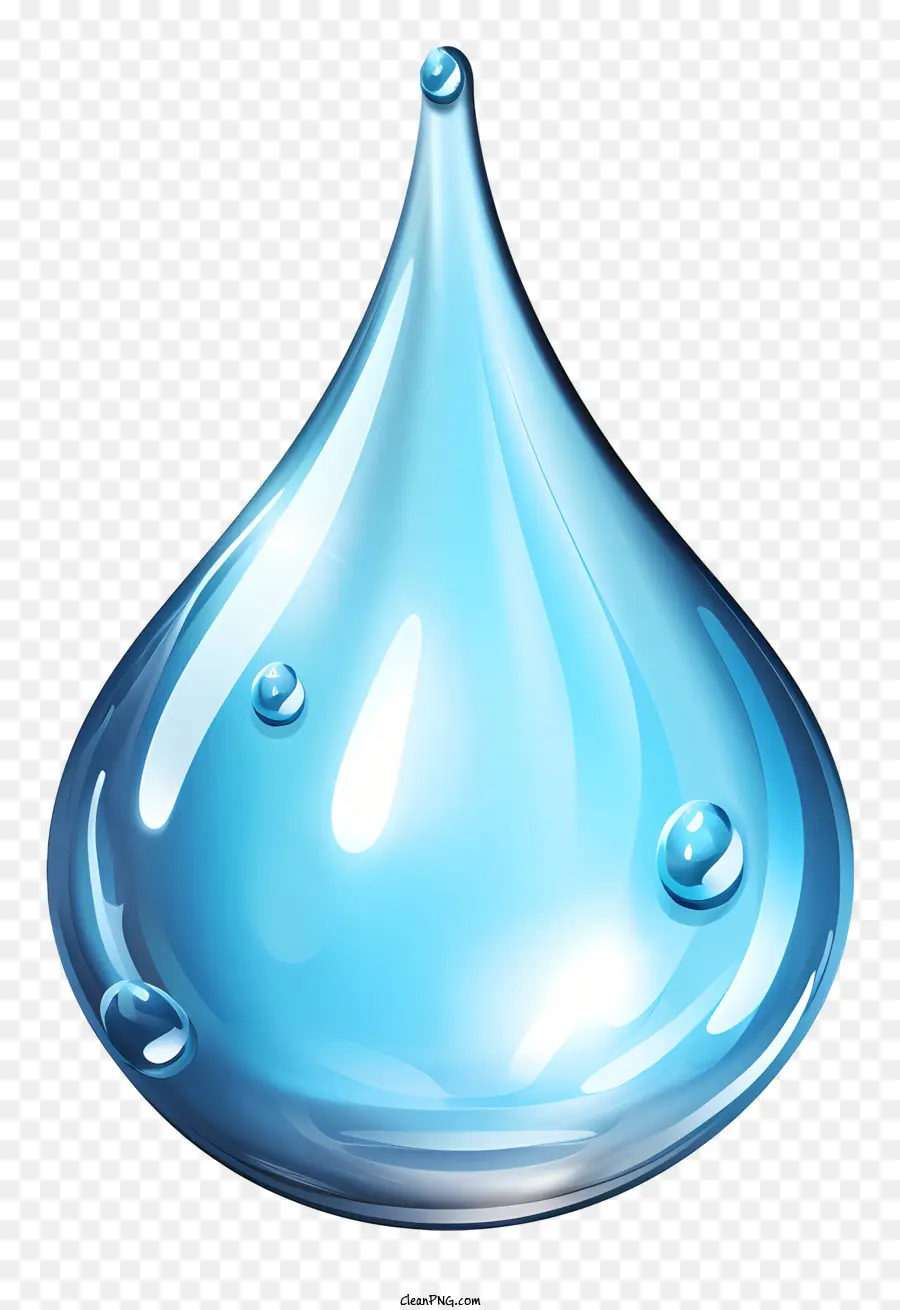 Drop De água Plana，Gota De água PNG