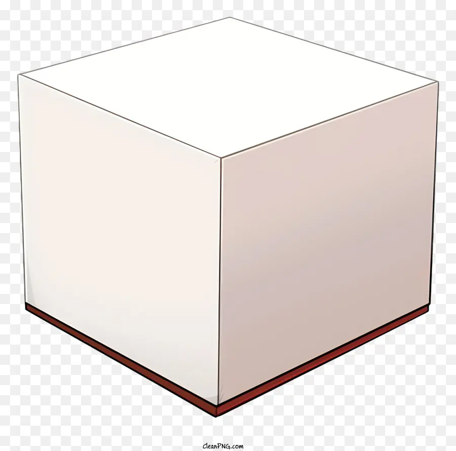 Mockup De Caixa Desenhada à Mão，Cubo PNG