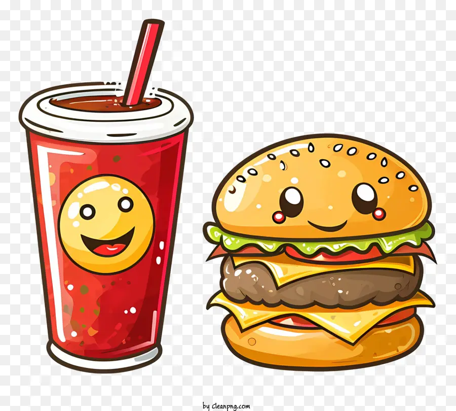 Super Bowl，Cartoon Hamburger PNG