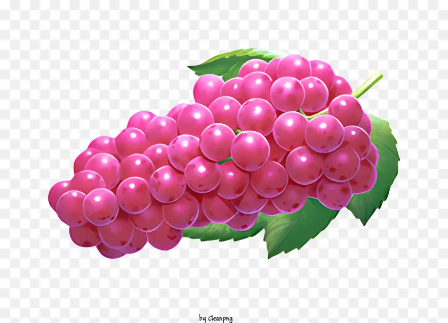 Frutas，Uva Rosa PNG