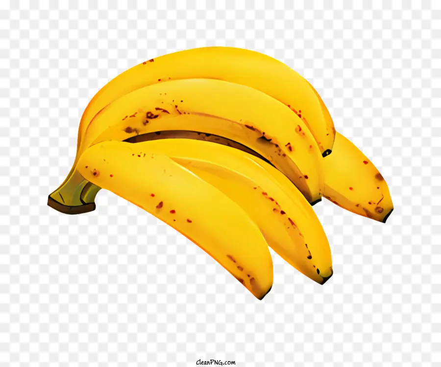 Frutas，Bananas Maduras PNG