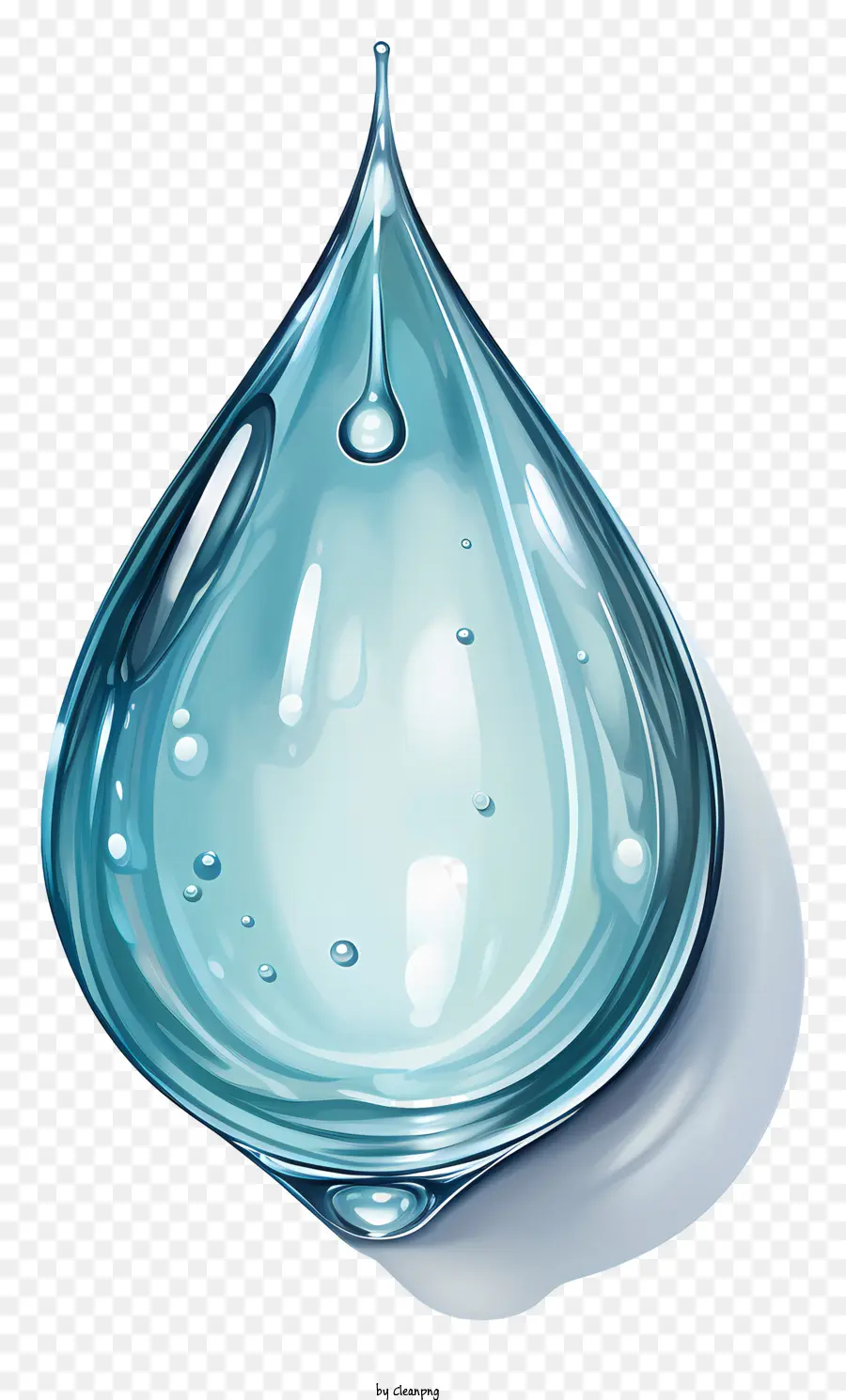 Droga De água Em Aquarela，Gotinha De água PNG