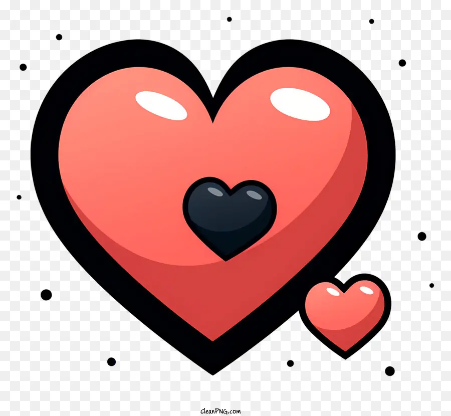 Emoji De Coração De Estilo De Esboço，Heartshaped Balão PNG