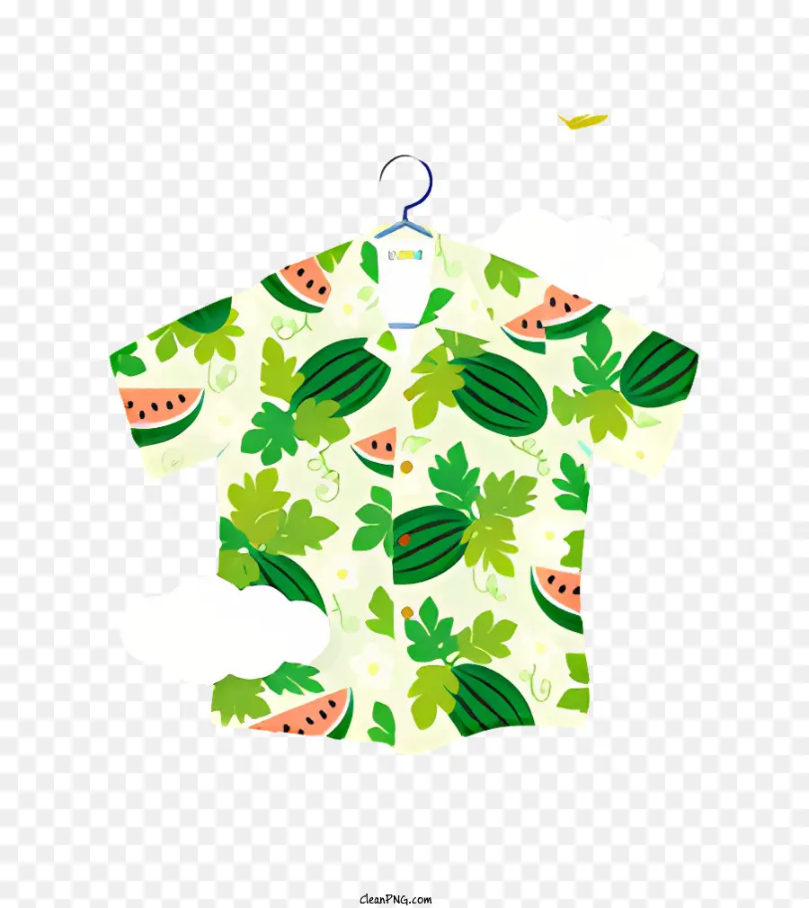 Camisa De Melancia，Camisa Impressa Em Aquarela PNG