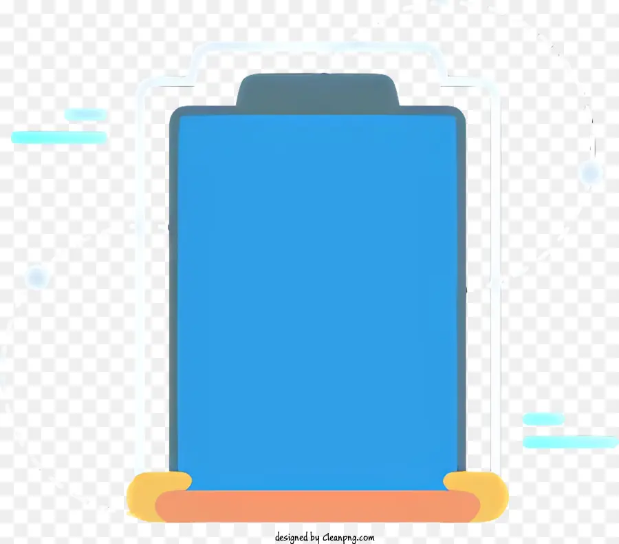 Smartphone Azul，Gif Animado PNG