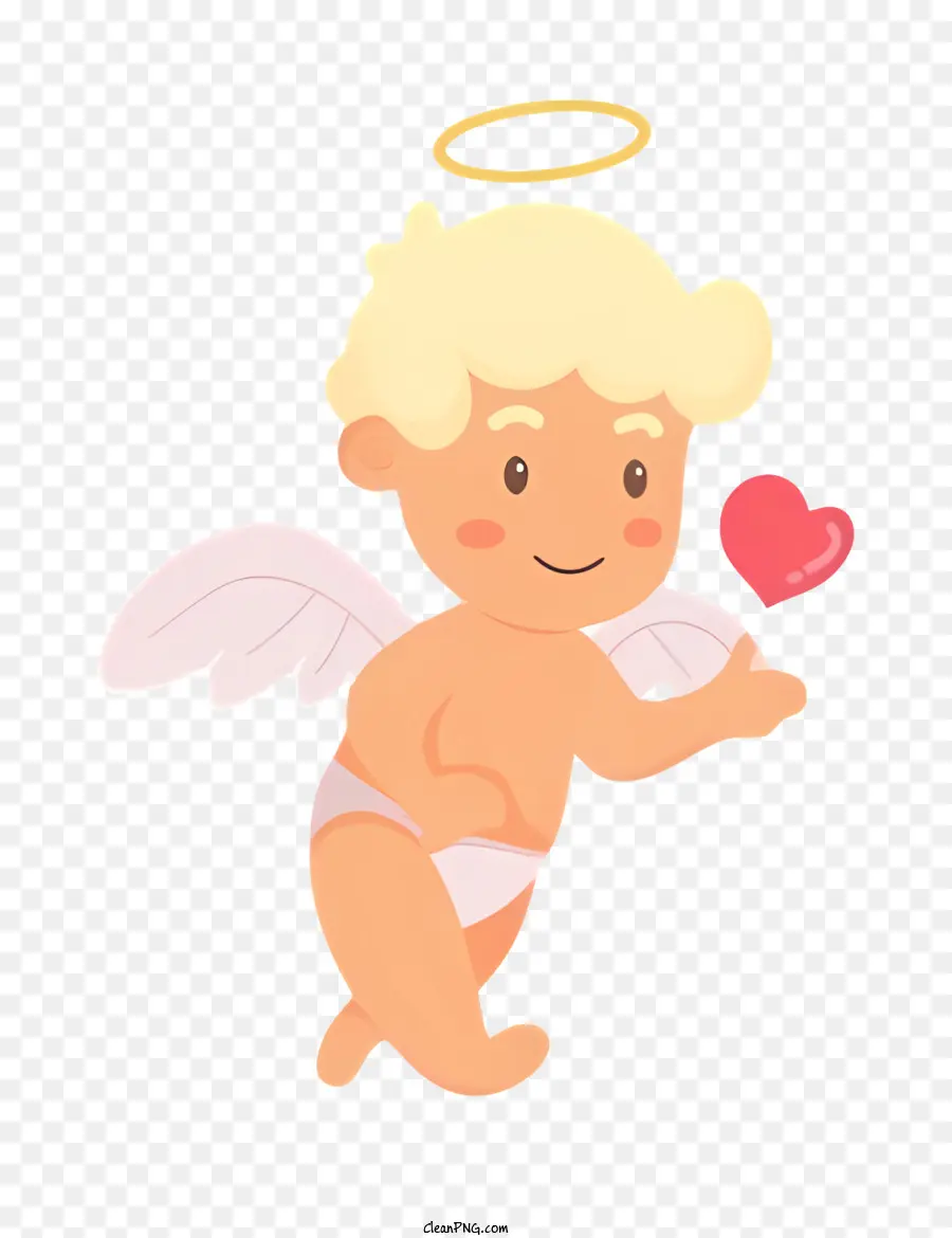 Cupido De Desenho Animado，Bebê Anjo PNG