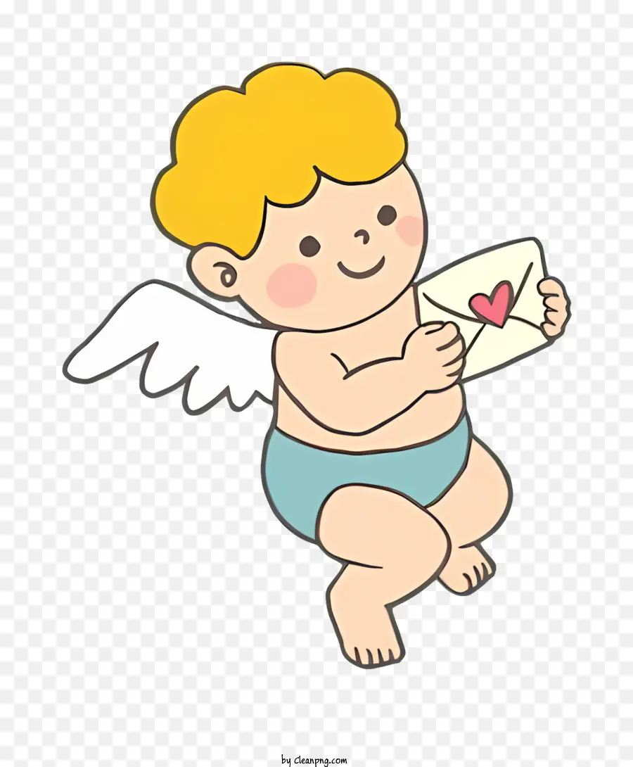 Cupido，Anjo De Menino Fofo PNG