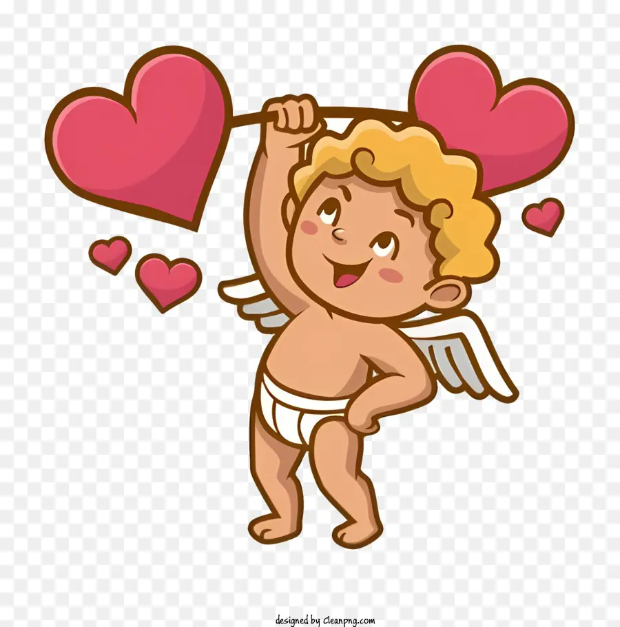 Cartoon Cupido，Cupido PNG