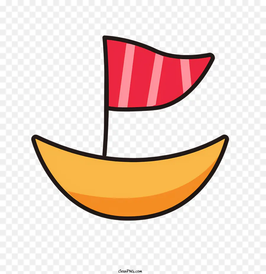 Barco，Bandeira Listrada Vermelha E Branca PNG