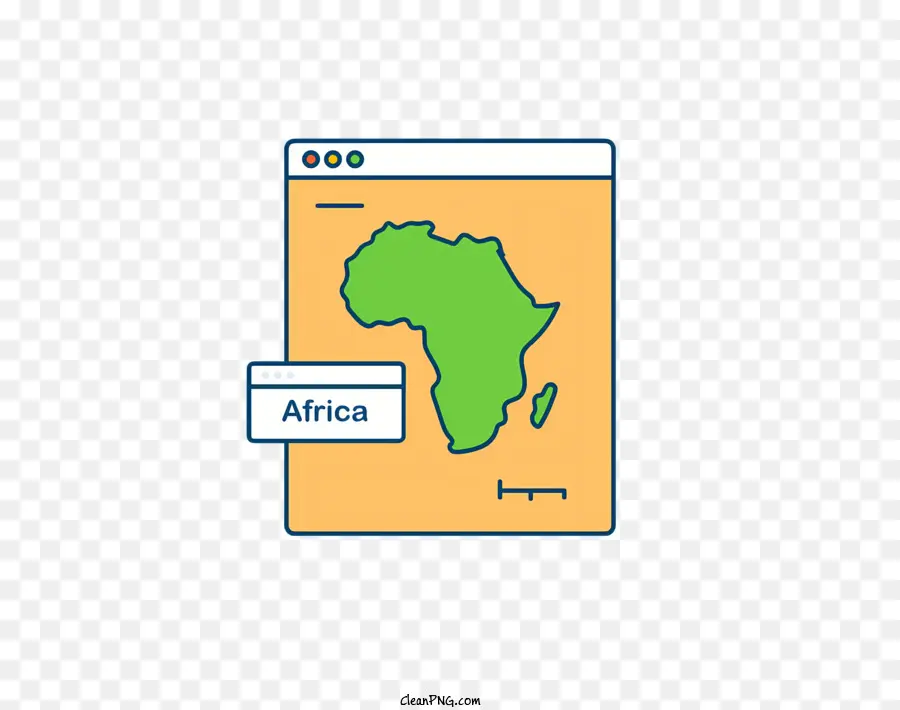 Mapa，áfrica PNG