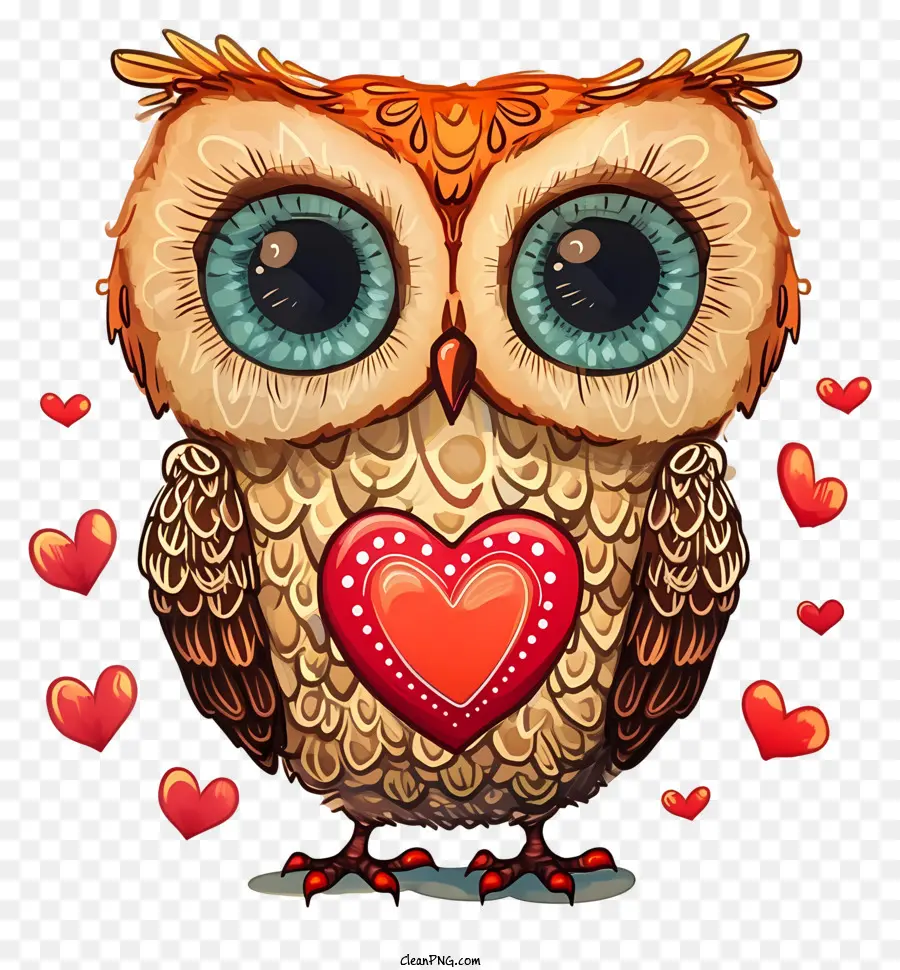 Emoji Da Owl Valentine，Bonito Coruja PNG