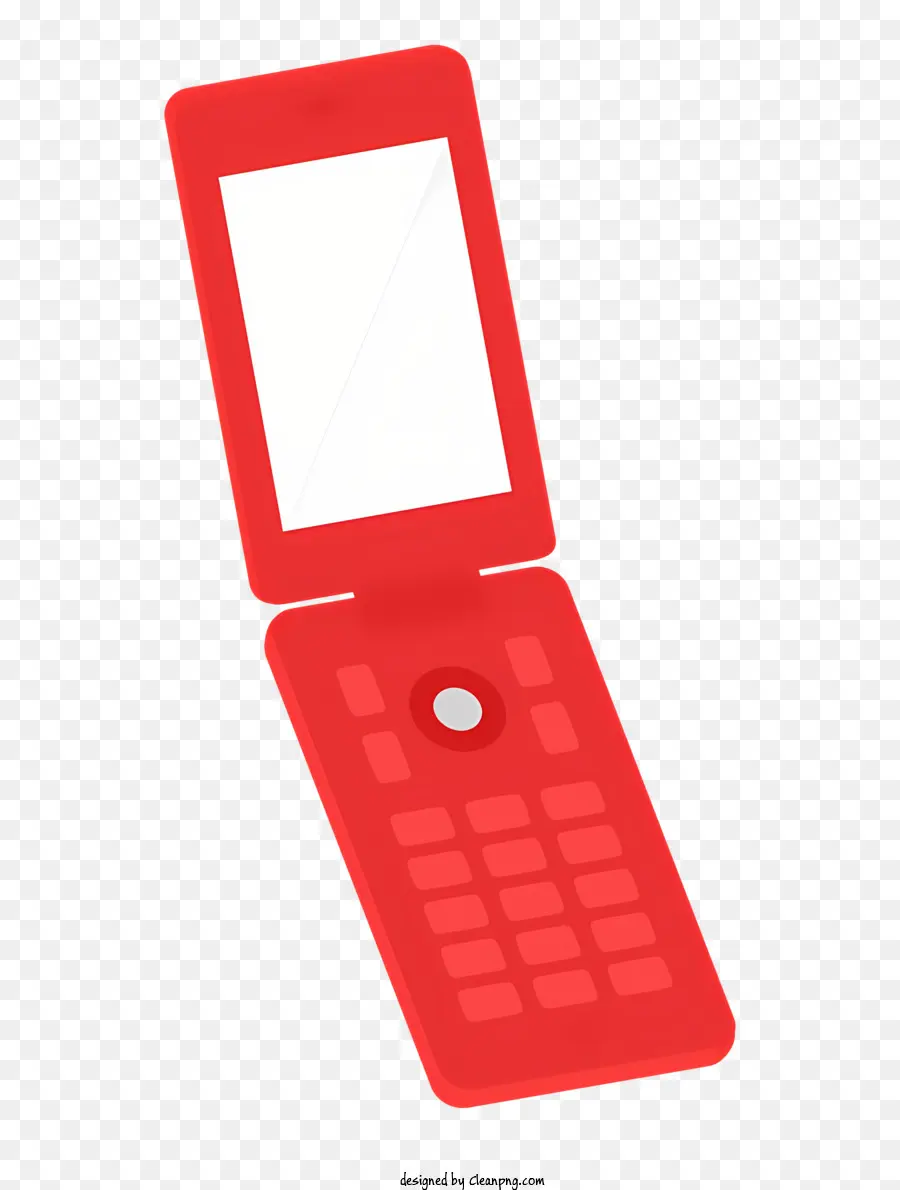 Smartphone Vermelho，Tela Na Parte Traseira PNG