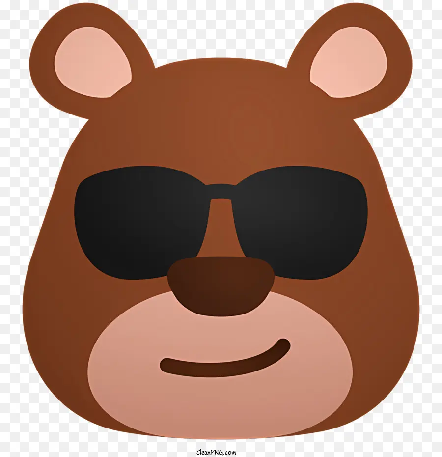 Bear Head，Urso Marrom PNG