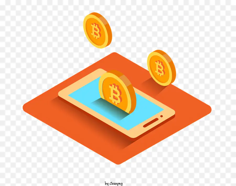 Bitcoin，Smartphone PNG