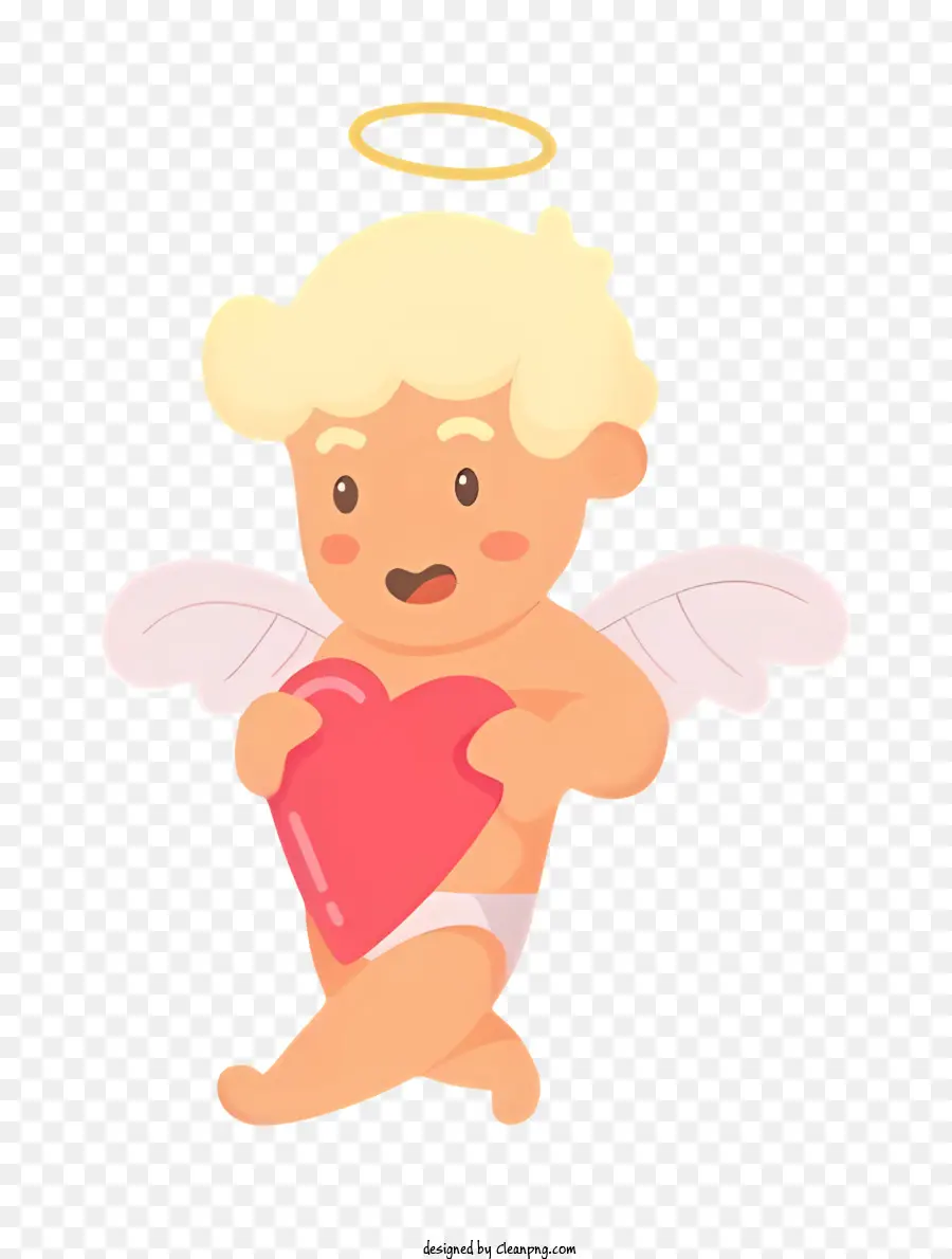 Cartoon Cupido，Anjo Bonito PNG