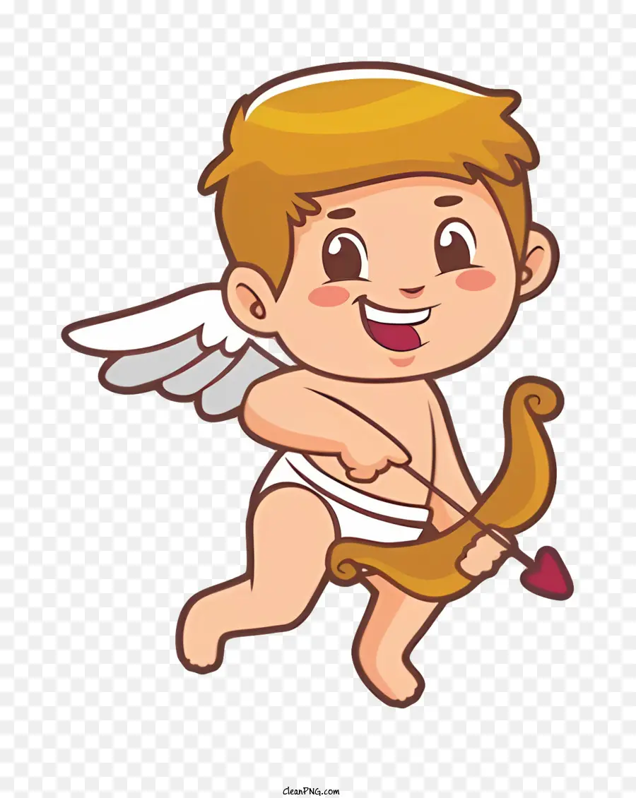 Cartoon Cupido，Tiro Com Arco PNG