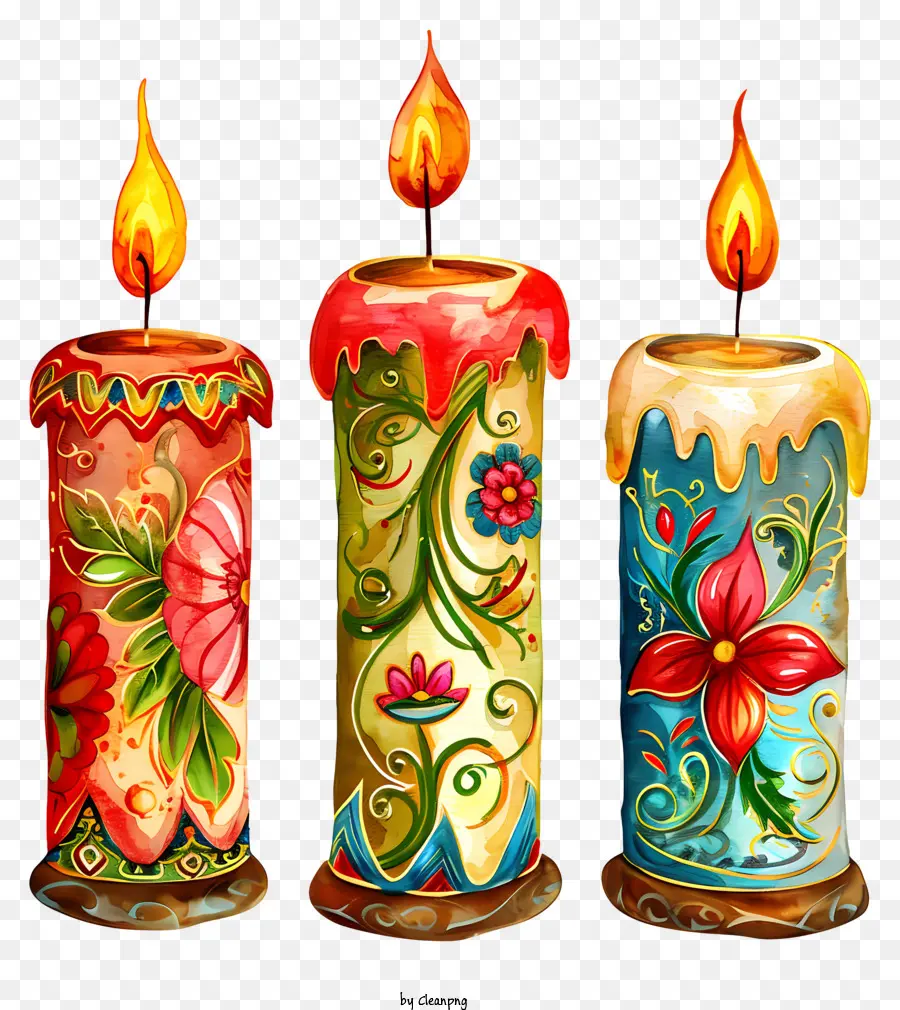 Velas De Ano Novo Ortodoxo，Velas Decorativas PNG