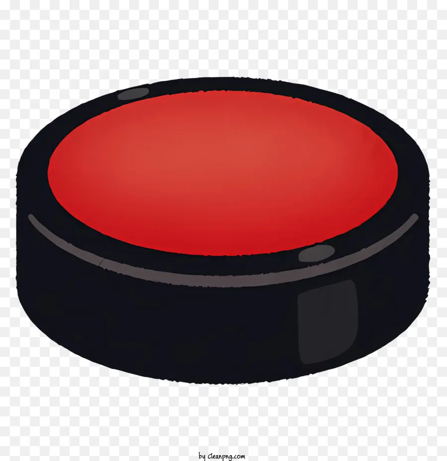 Botão Vermelho，Black Background PNG