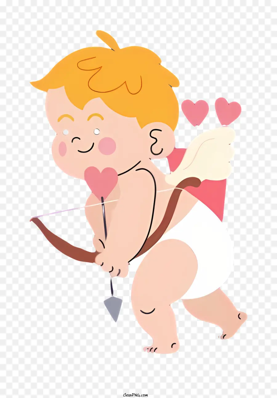 Cupido，Cupido Com Arco E Flecha PNG