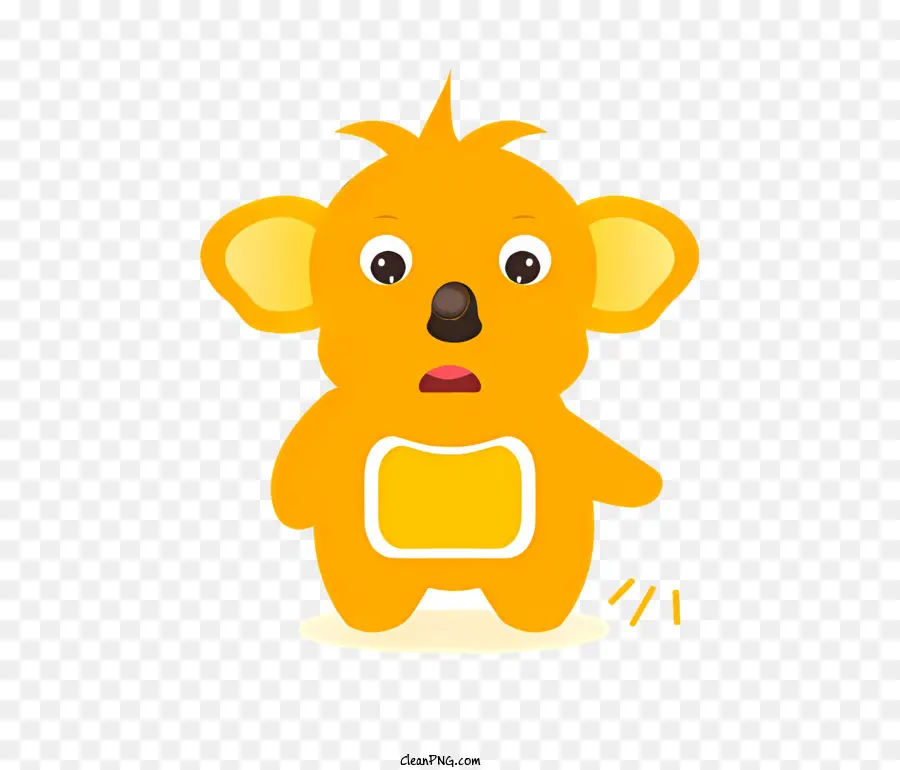 Urso Bonito，Amarelo Urso PNG