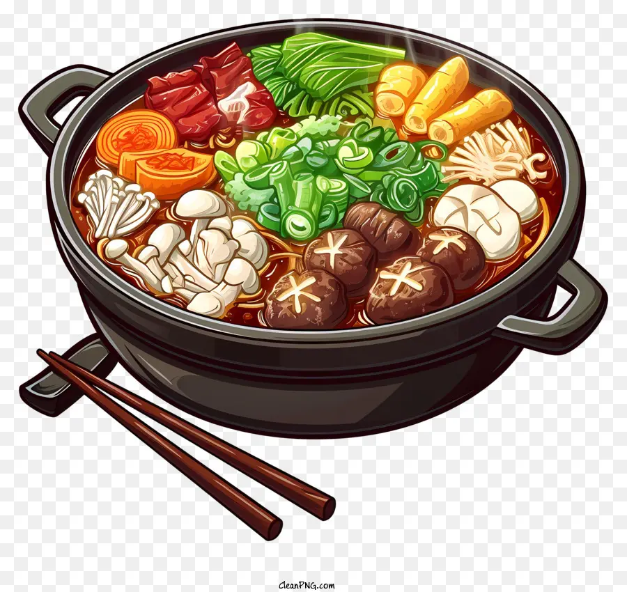 Emoji De Panela Quente Chinesa，Hot Pot PNG