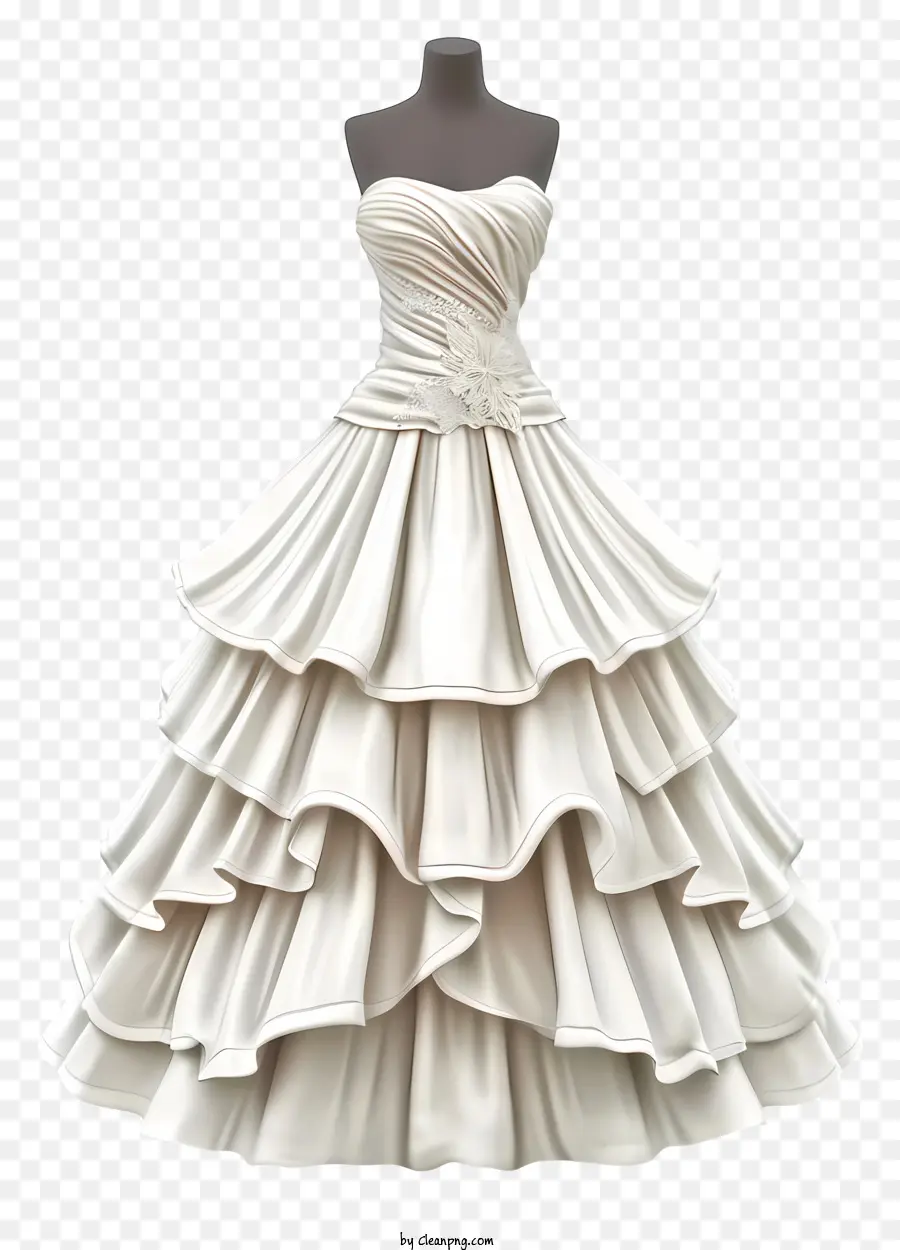 Vestido De Noiva 3d Psd，Vestido De Noiva PNG