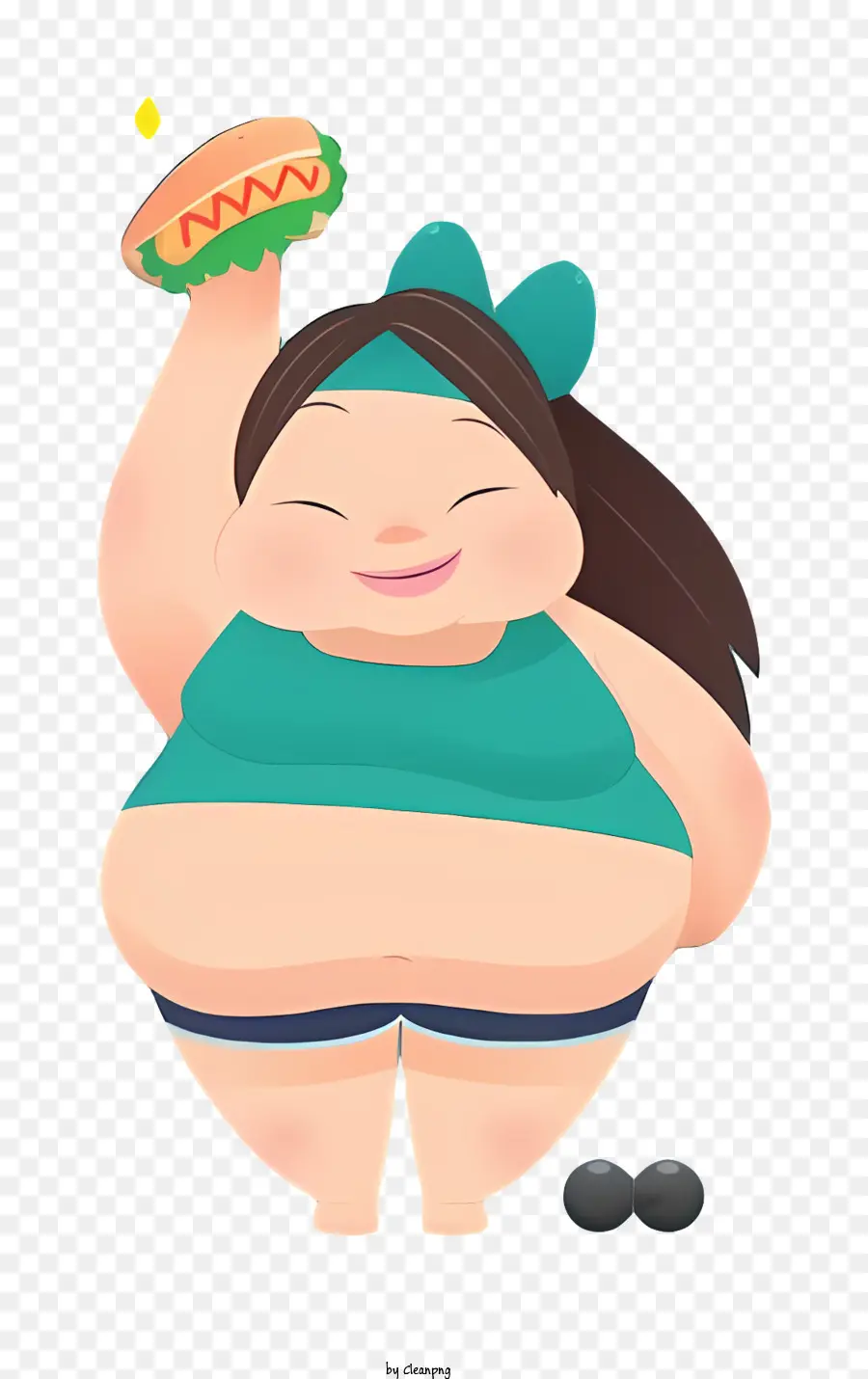 A Gordura De Corpo，Mulher Comendo Hambúrguer PNG