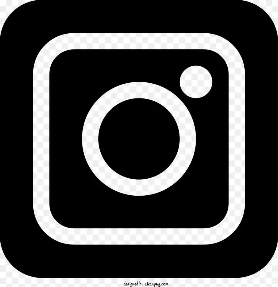 Instagram Logotipo，Black Background PNG