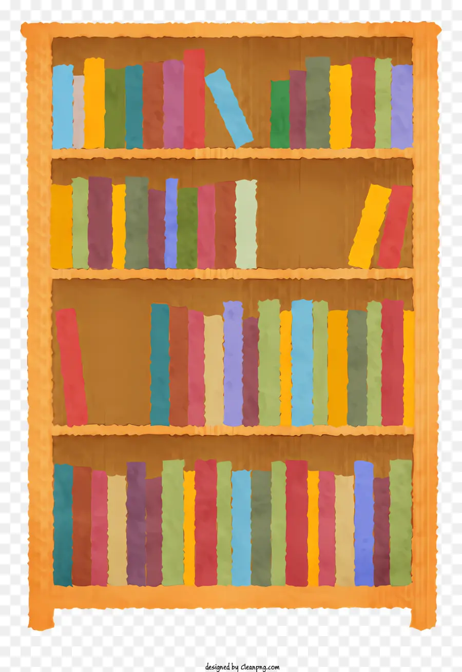 Bookshelf，Estante De Madeira PNG