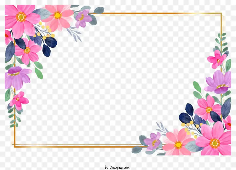 Convite De Casamento，Floral Moldura PNG