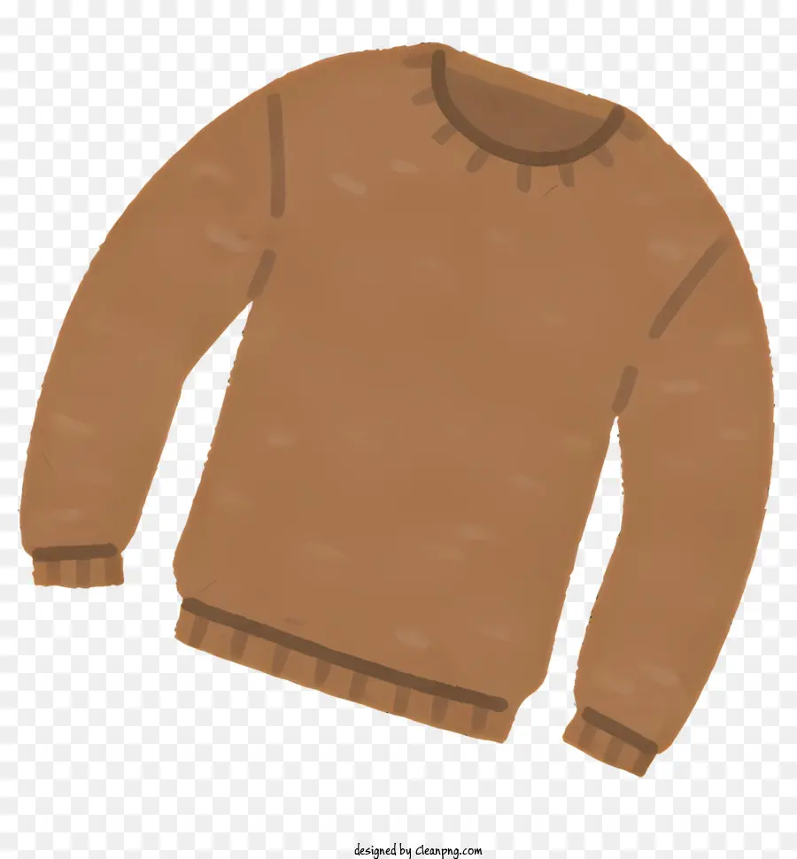 Suéter Homem，Sweater Marrom PNG