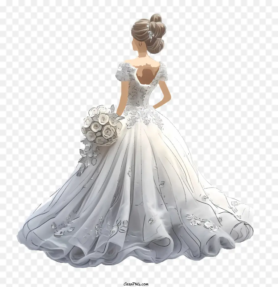 Vestido De Noiva，Seda PNG